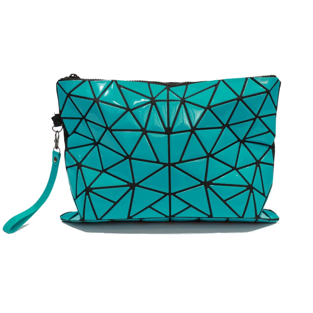 GEANTA PORTFARD COSMETICE PLATA 32X25CM G09-10