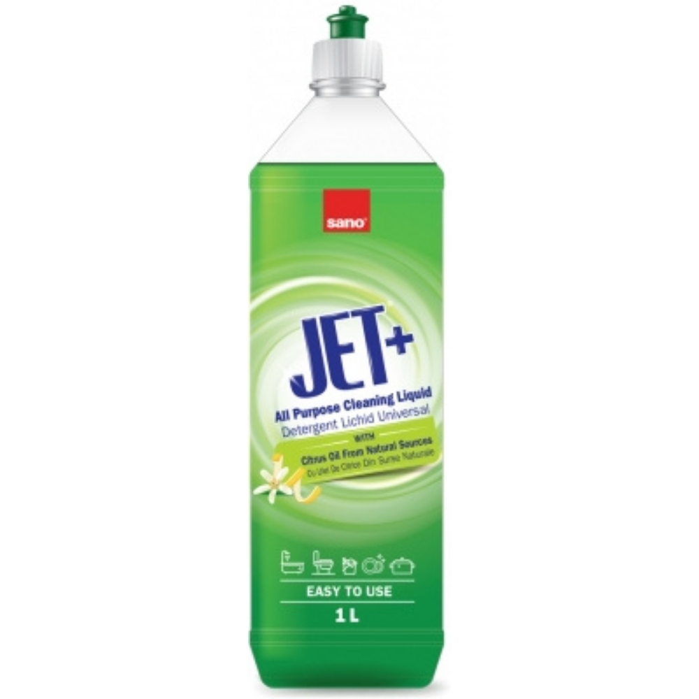 SANO JET+ DETERGENT UNIVERSAL 1L CITRUS