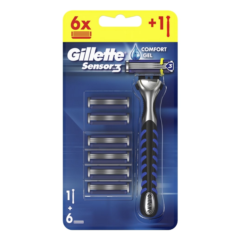 GILLETTE SENSOR3 AP. + 6REZERVE