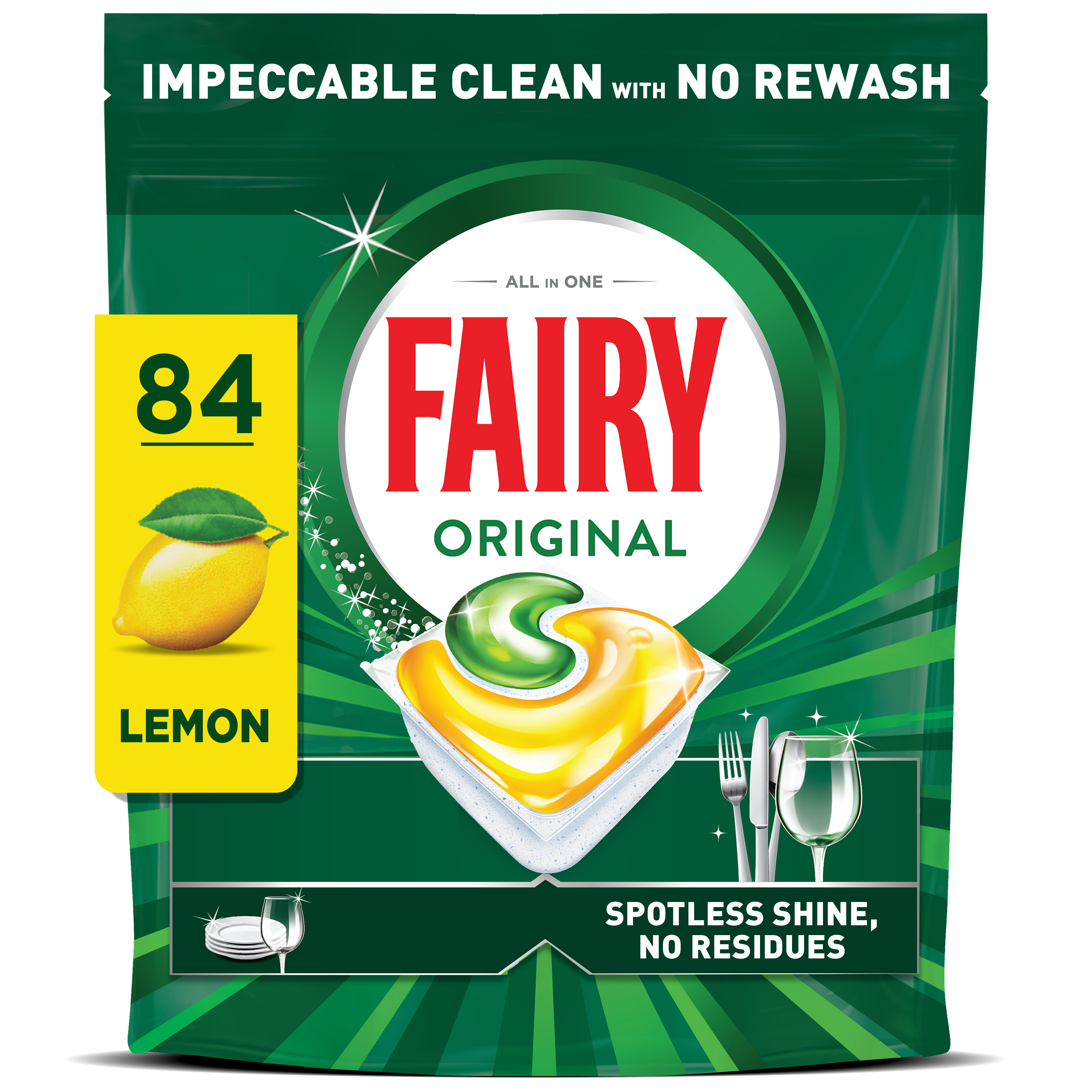 FAIRY TABLETE 84BUC LEMON SCENT