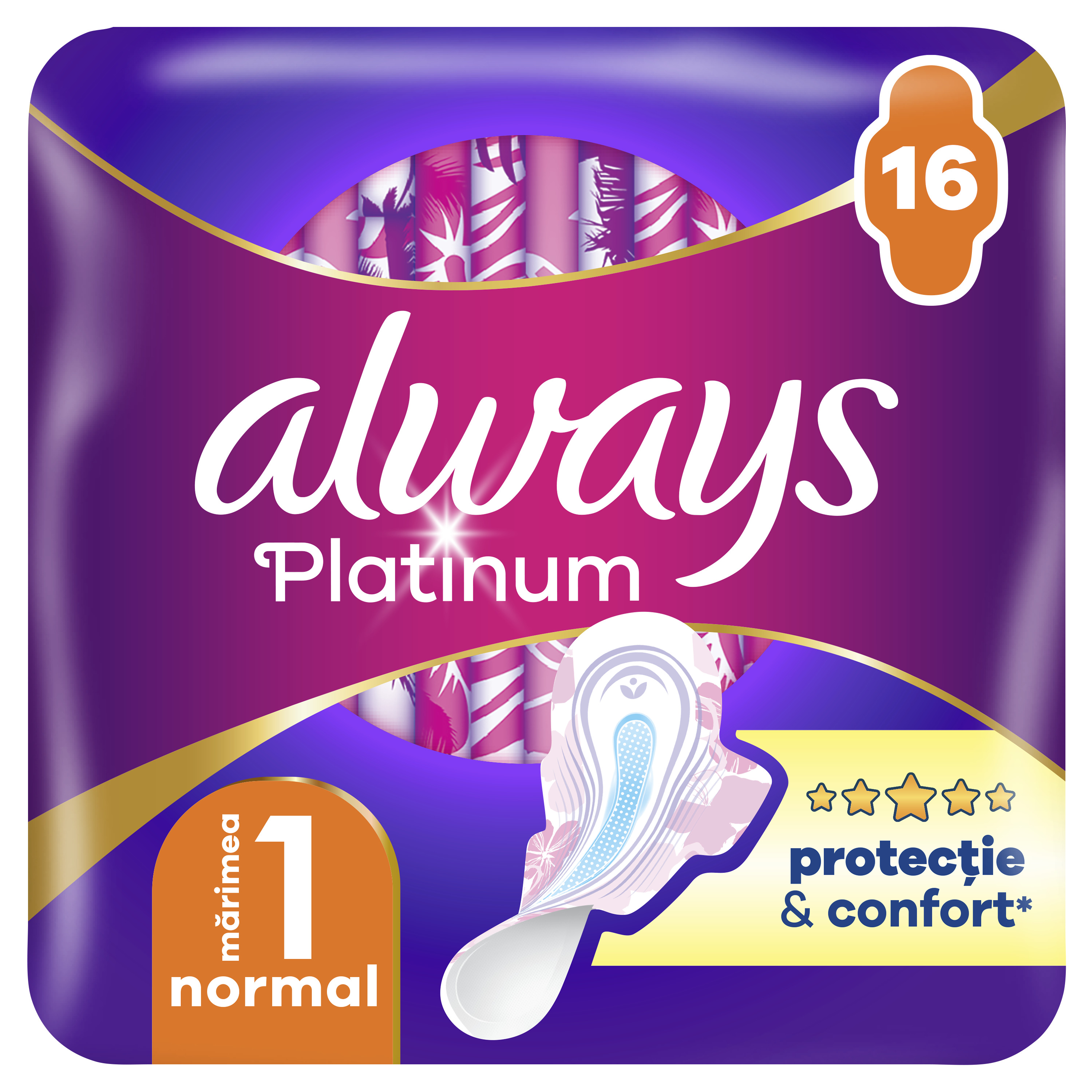 ALWAYS PLATINUM ABSORBANTE 16BUC 1 NORMAL