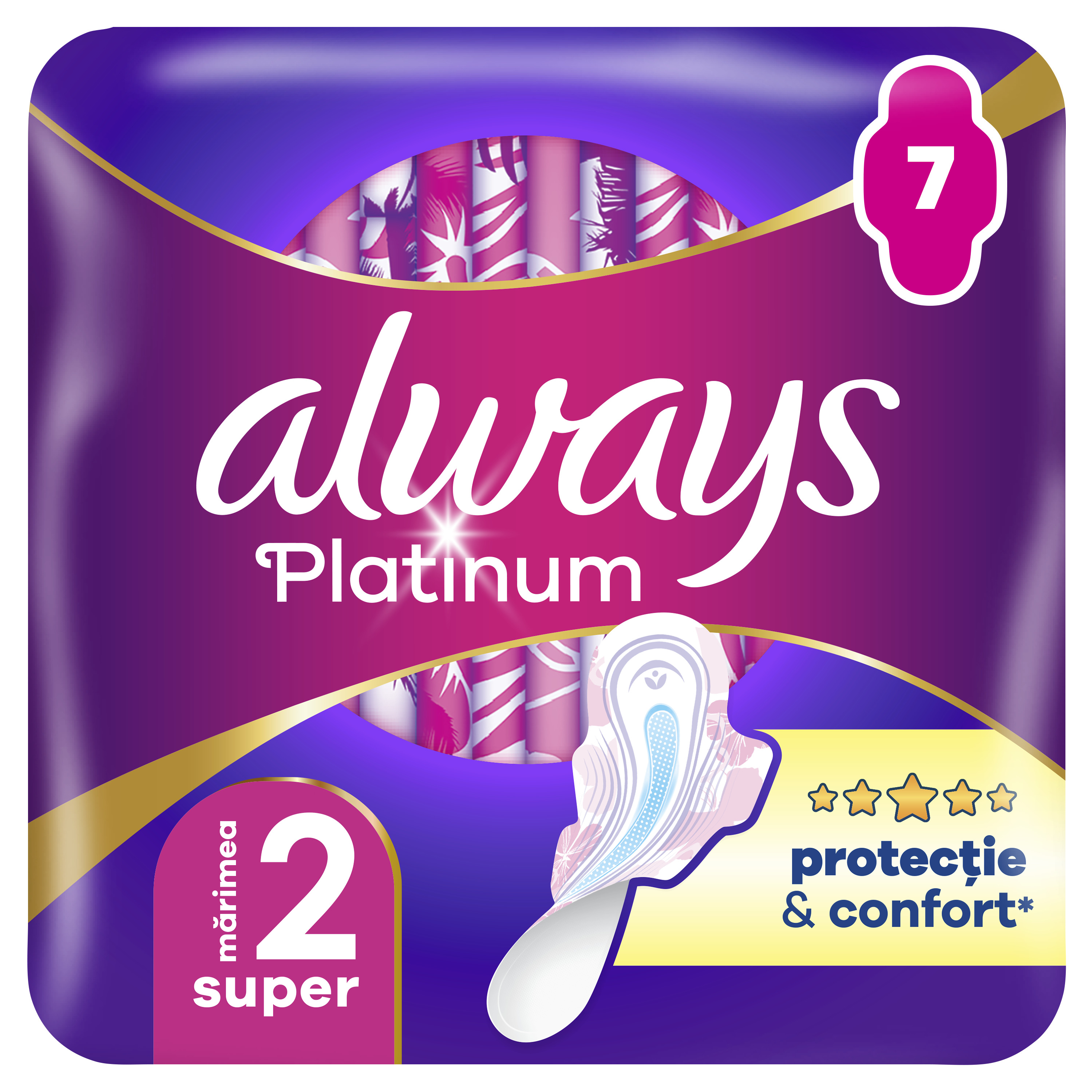 ALWAYS PLATINUM ABSORBANTE 7BUC 2 SUPER