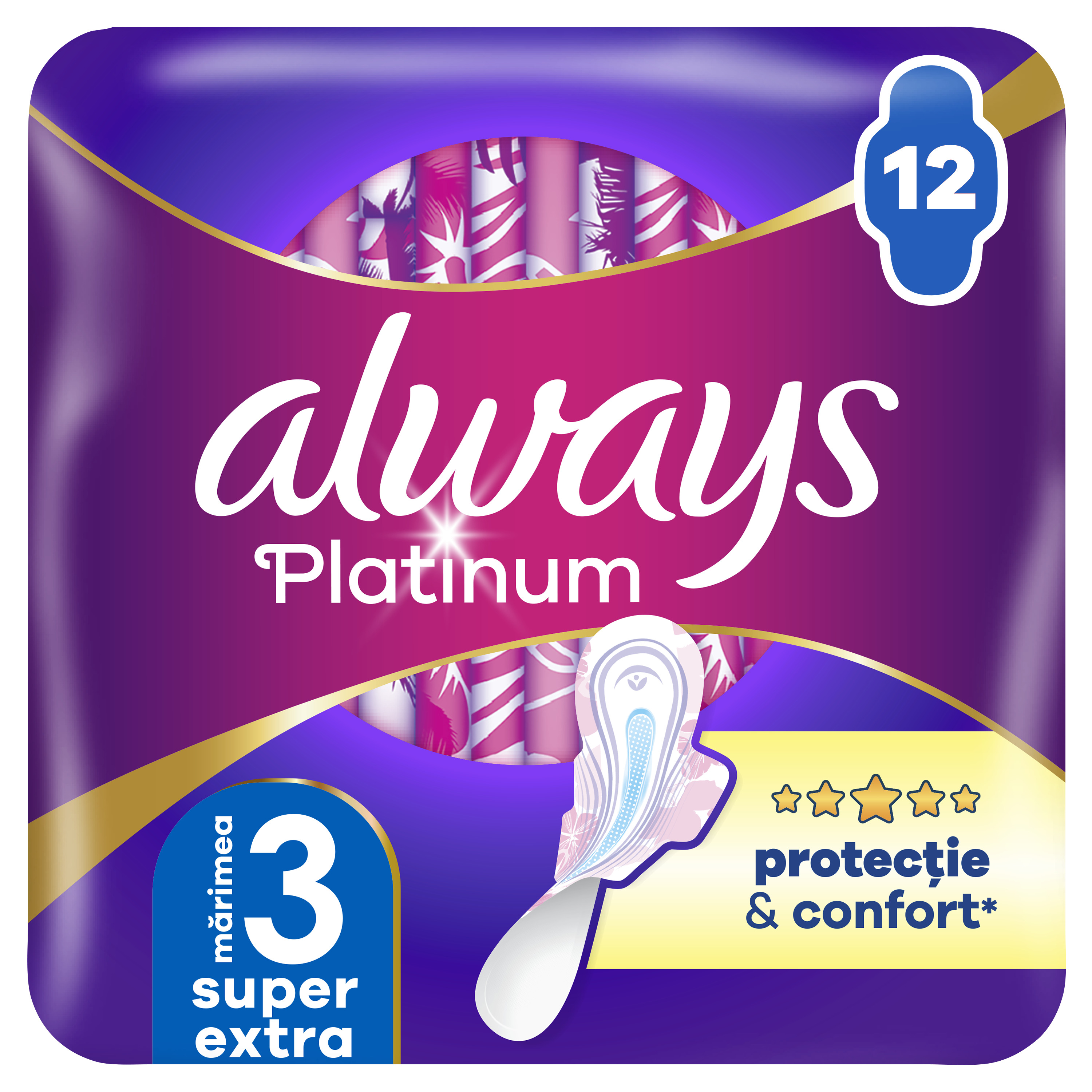ALWAYS PLATINUM ABSORBANTE 12BUC DAY&NIGHT 3