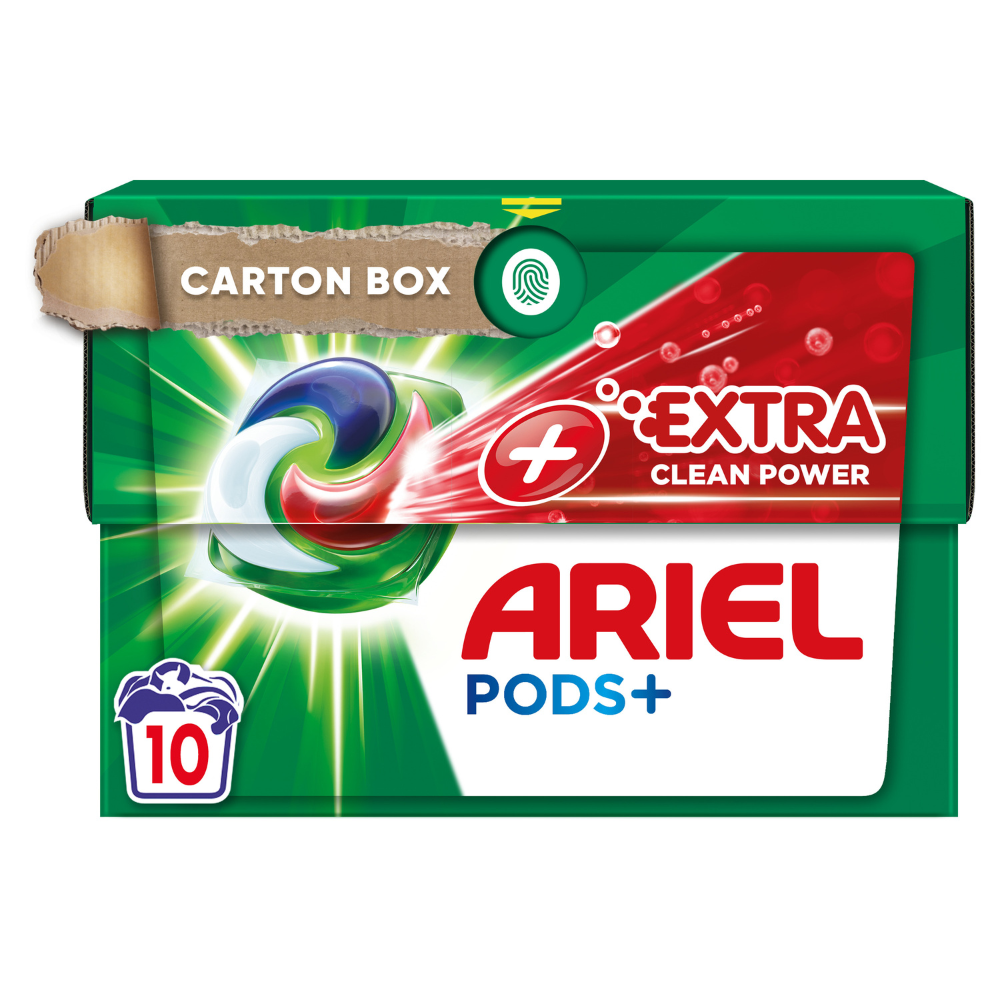 ARIEL DETERGENT CAPSULE 10BUC CUTIE EXTRACLEAN POWER