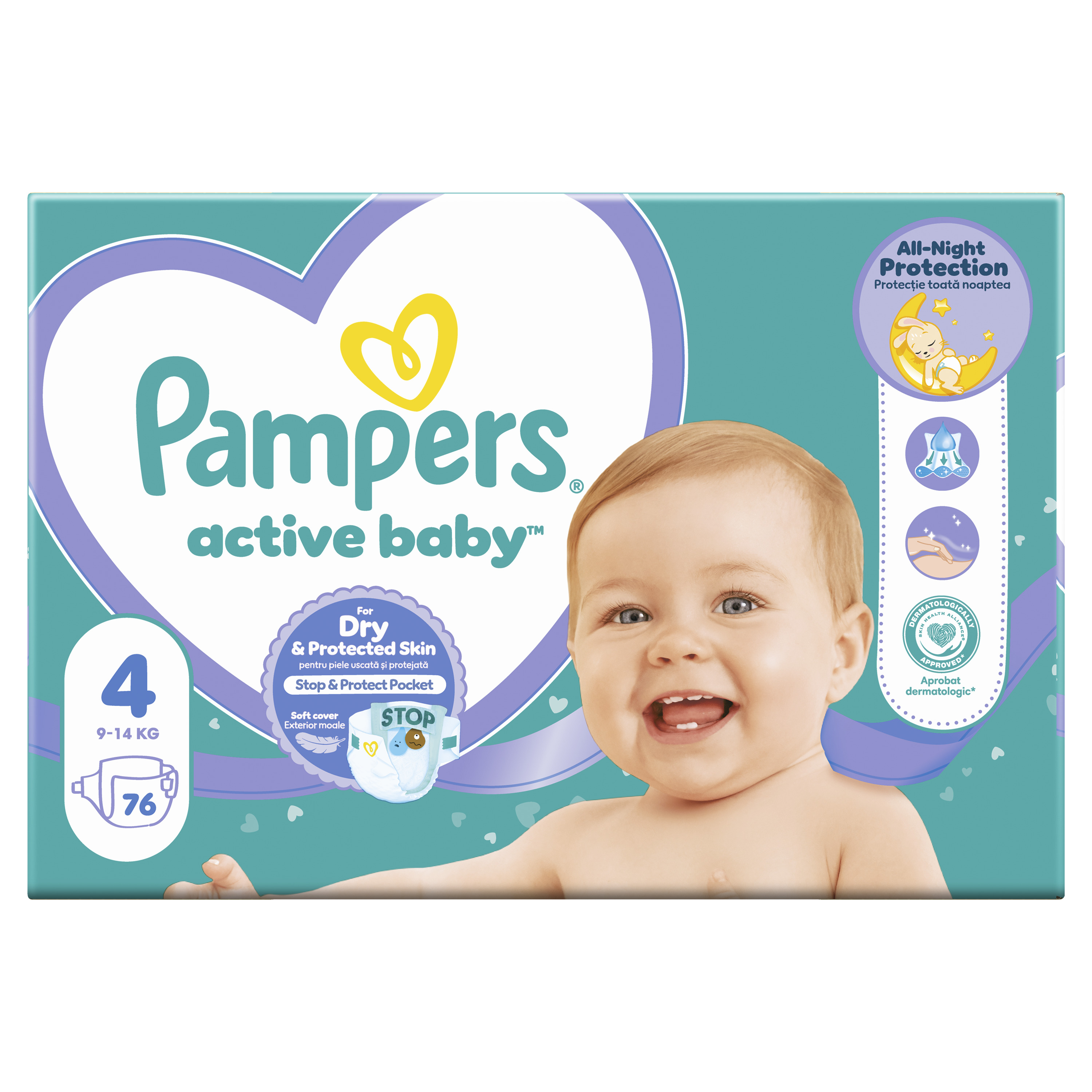 PAMPERS NR 4  ACT BABY 8-14KG GP (76)