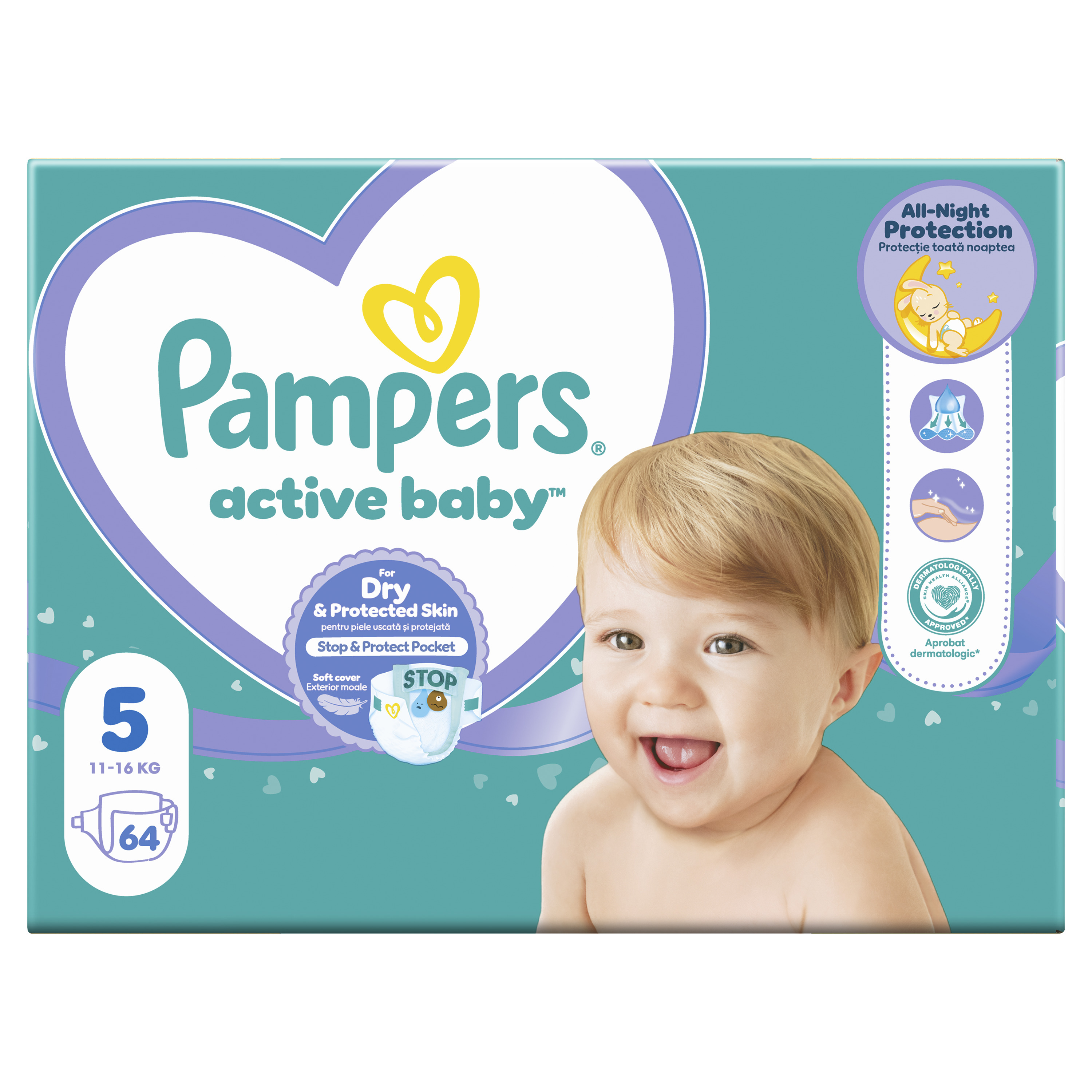 PAMPERS NR 5  ACT BABY 11-16KG (64BUC)