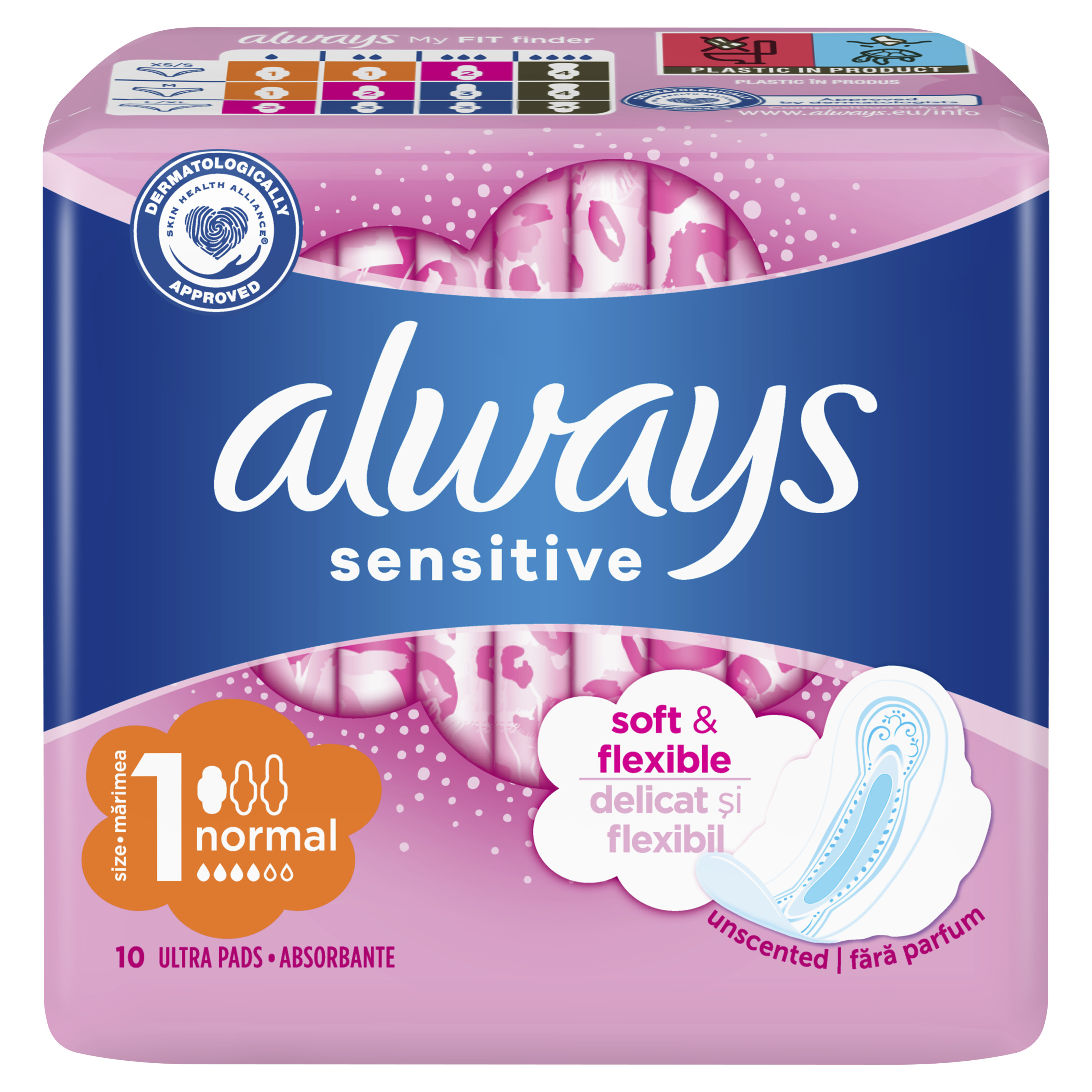 ALWAYS SENSITIVE ABSORBANTE 10BUC 1 NORMAL