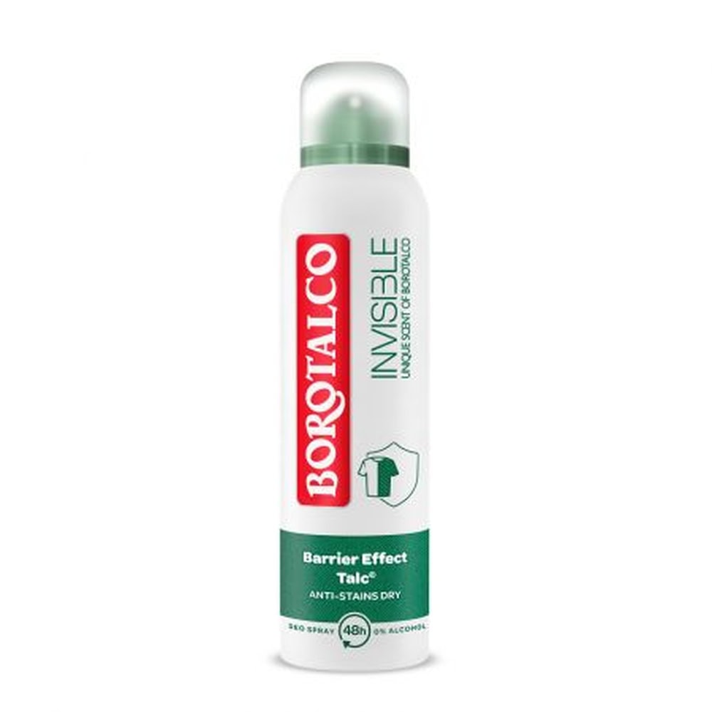BOROTALCO DEO 150ML INVISIBLE ORIGINAL 48H