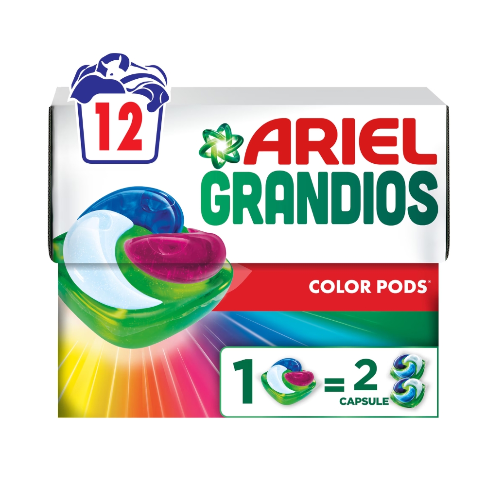 ARIEL DETERGENT CAPSULE 12BUC GRANDIOS COLOR