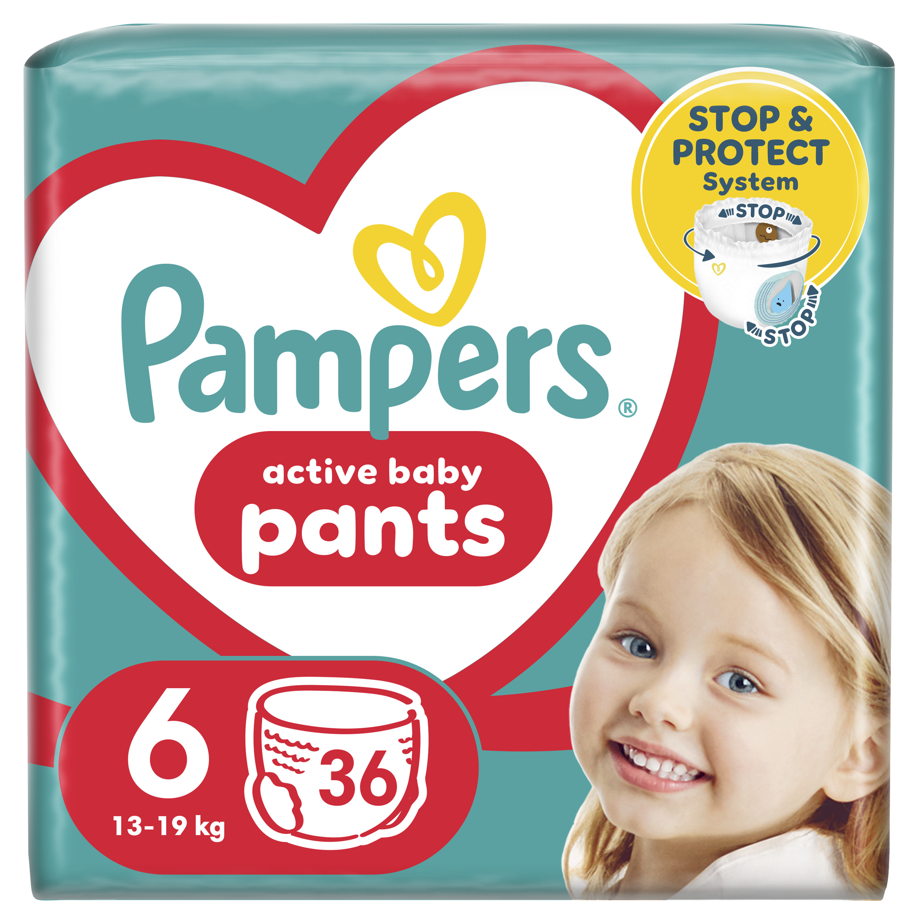 PAMPERS PANTS NR6 14-19KG 36BUC