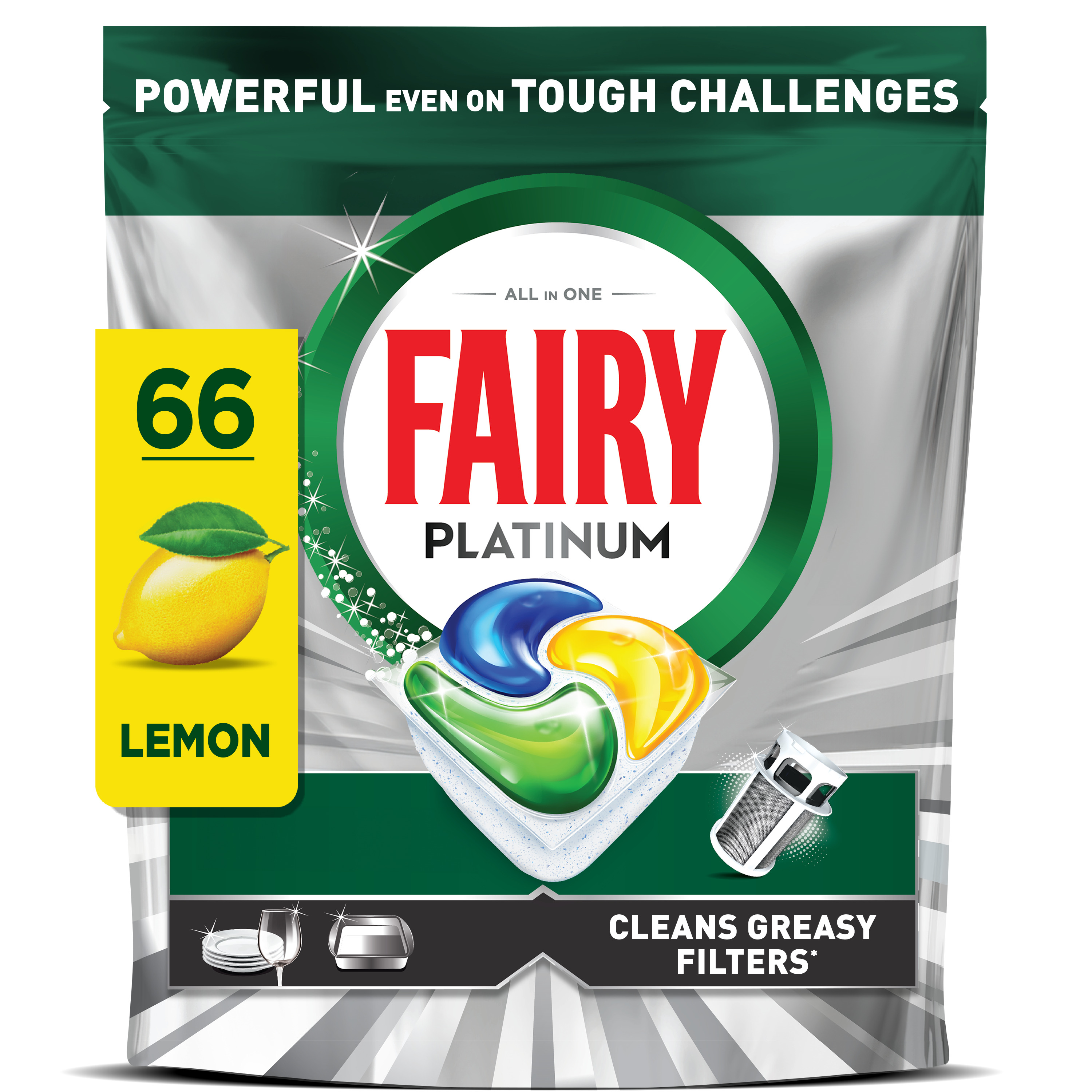FAIRY TABLETE 66BUC LEMON PLATINUM