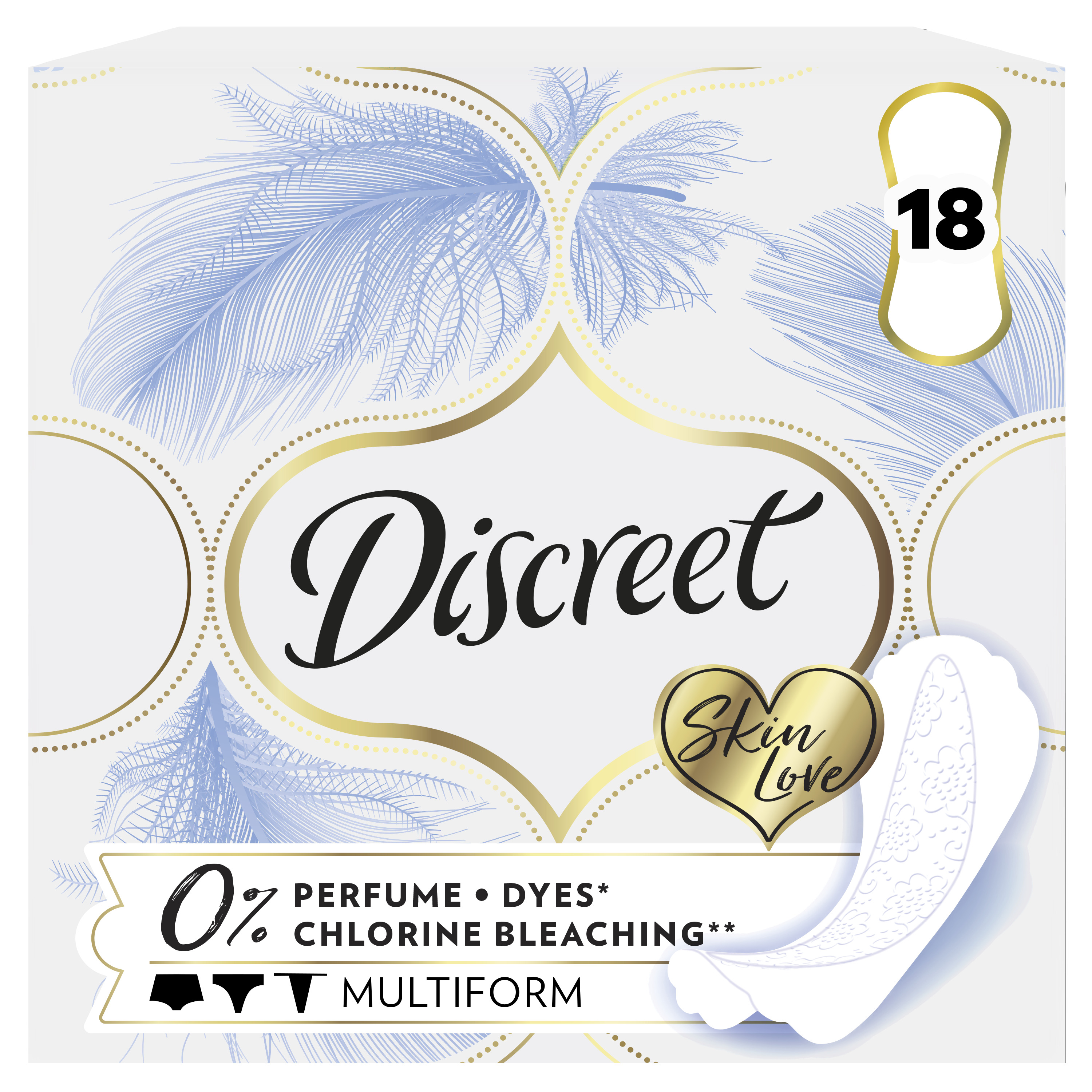 DISCREET ABSORBANTE ZILNICE 18BUC SKIN LOVE