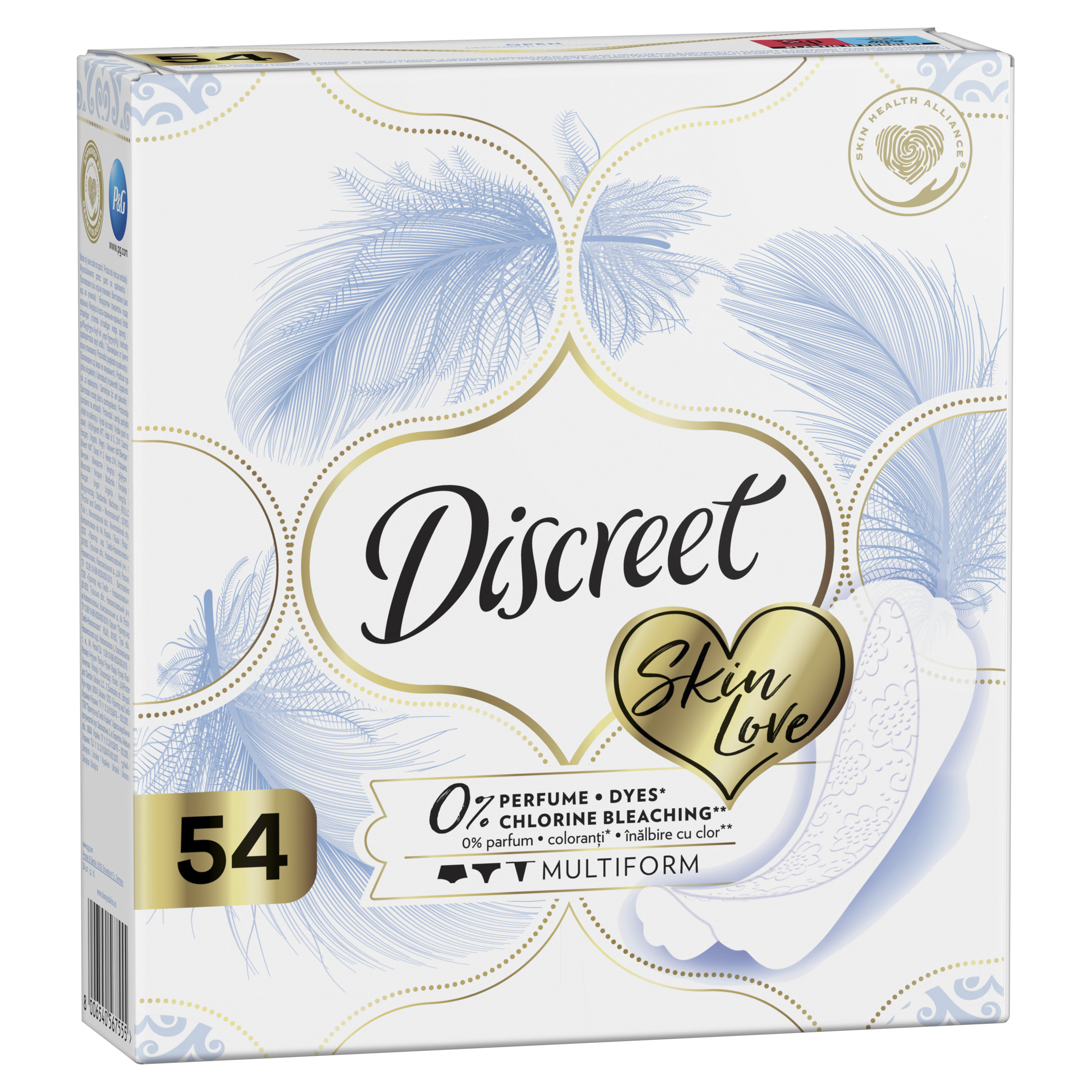 DISCREET ABSORBANTE ZILNICE 54BUC SKIN LOVE