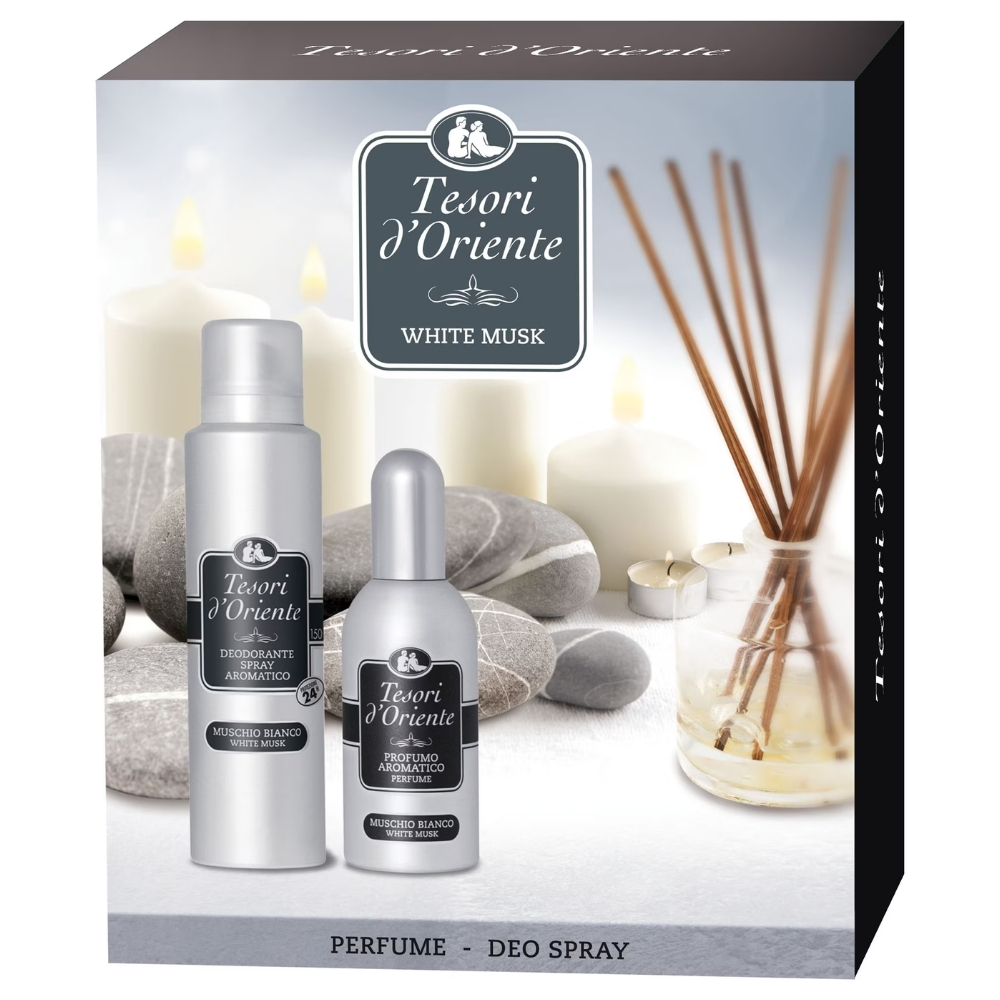 TESORI CAS (EDT100ML+DEO150ML) WHITE MUSK