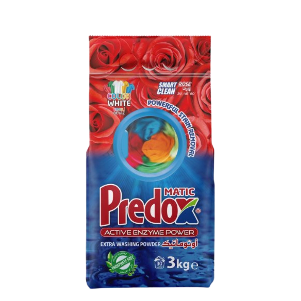 PREDOX DETERGENT PUDRA AUTOMAT 3KG ROSE 30SP
