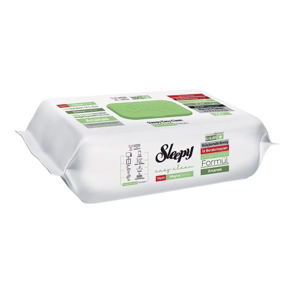SLEEPY SERVETELE UMEDE MULTISUPRAFETE 100BUC ANANAS