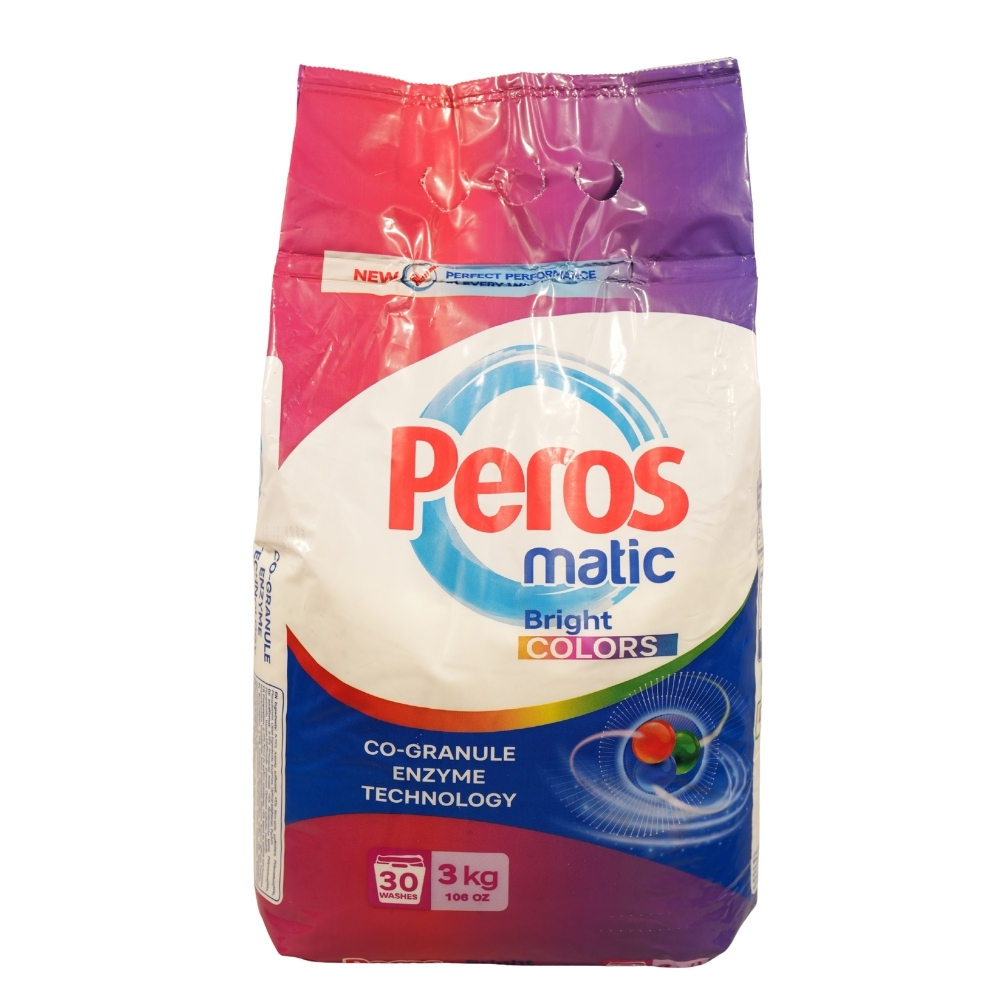 PEROS DETERGENT PUDRA AUTOMAT 3KG BRIGHT COLORS 30SP