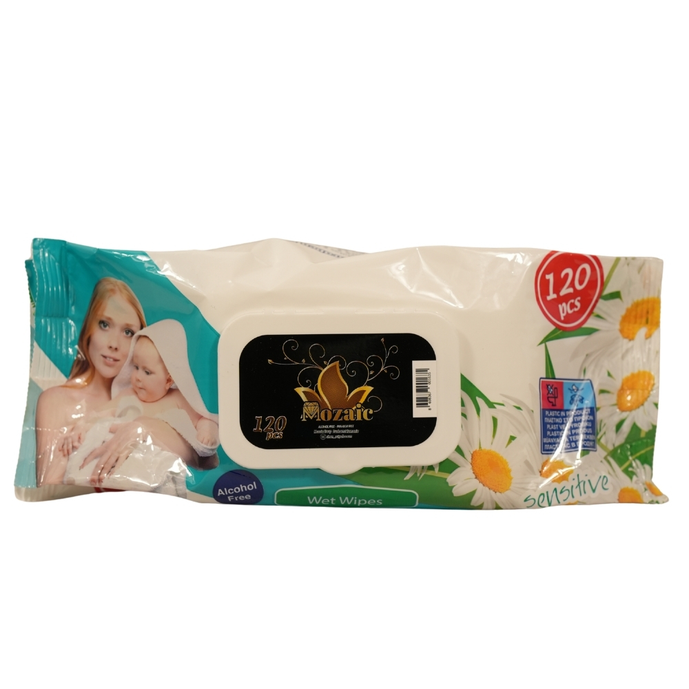 MOZAIC SERVETELE UMEDE CAPAC 120BUC MIX