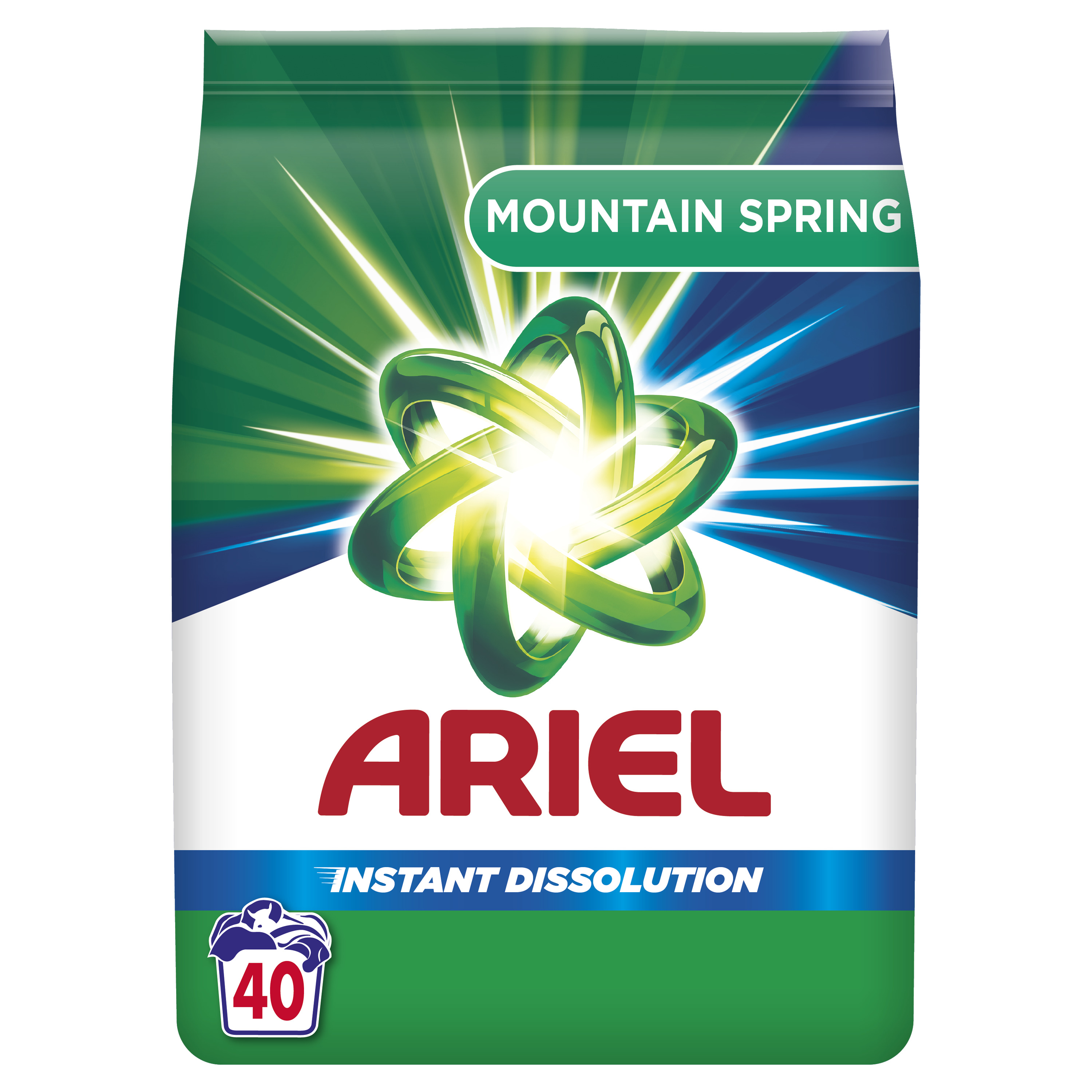 ARIEL DETERGENT PUDRA AUTOMAT 3KG MOUNTAIN SPRING 40SP