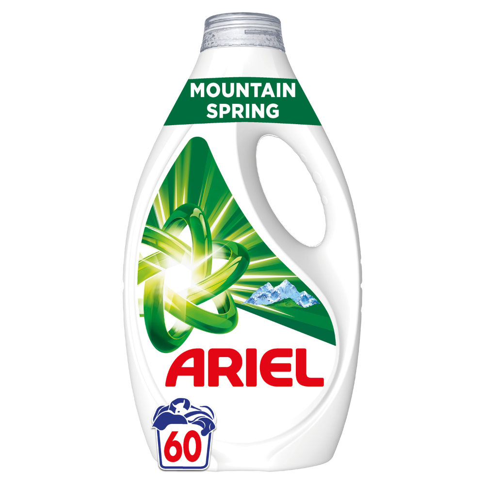 ARIEL DETERGENT LICHID 2.7L MOUNTAIN SPRING 60SP