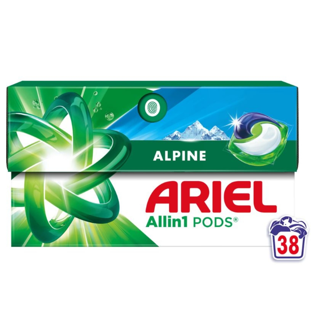 ARIEL DETERGENT CAPSULE 38BUC ALPINE