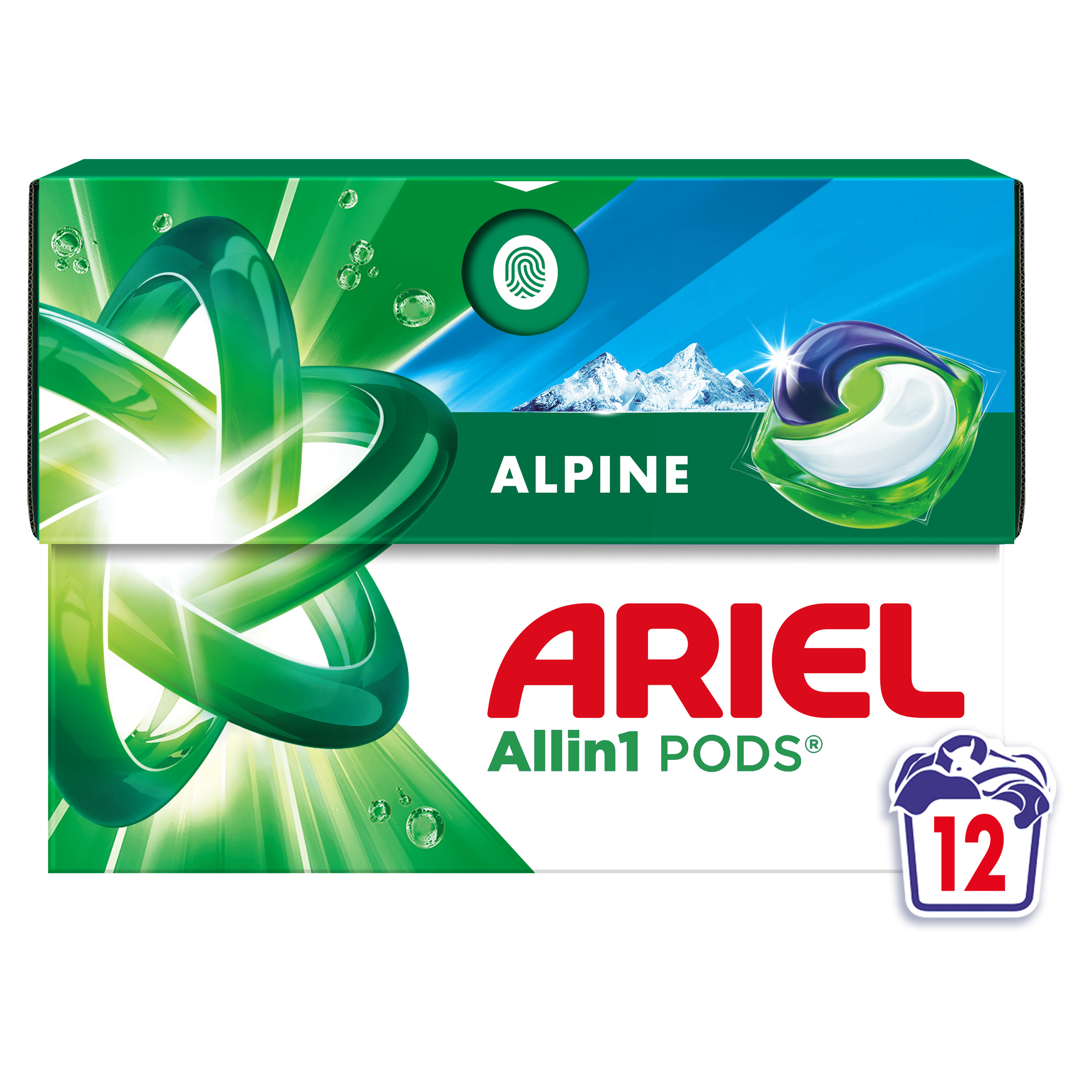 ARIEL DETERGENT CAPSULE 12BUC CUTIE ALPINE