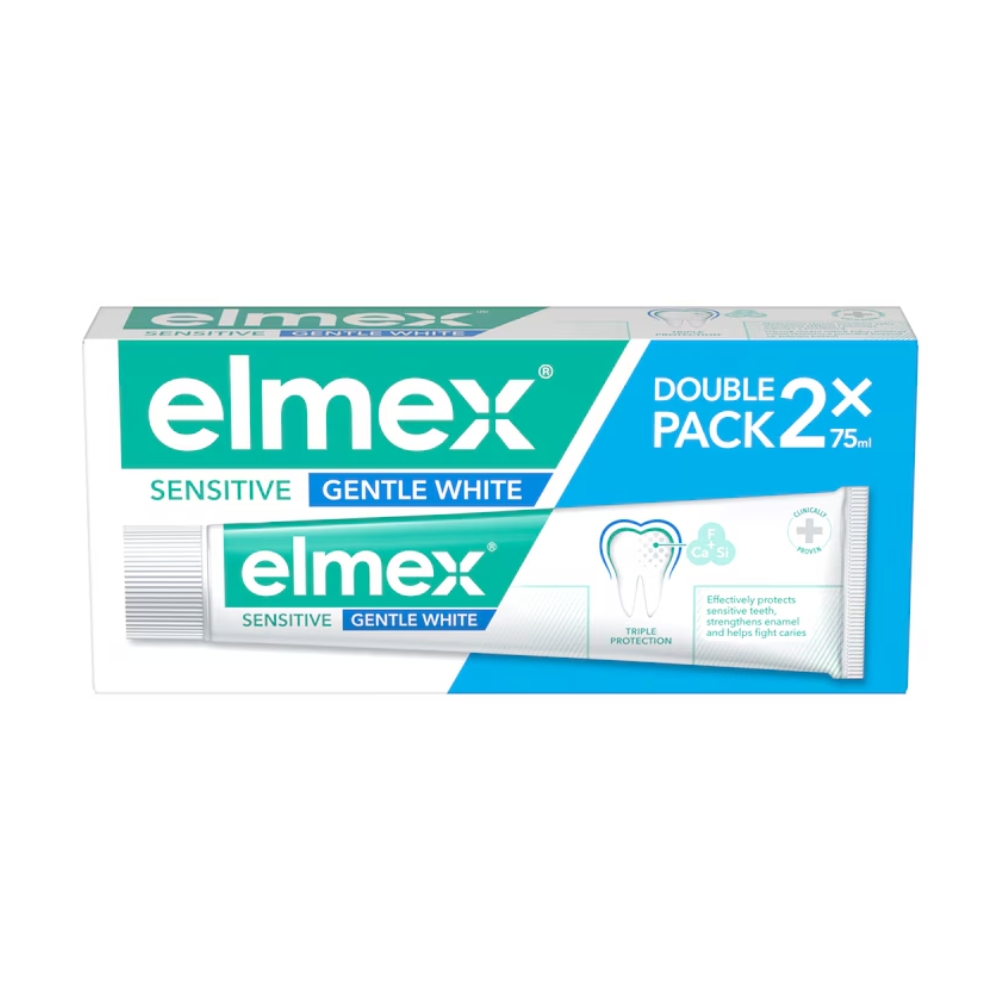 ELMEX 2X75ML SENSITIVE GENTLE WHITE