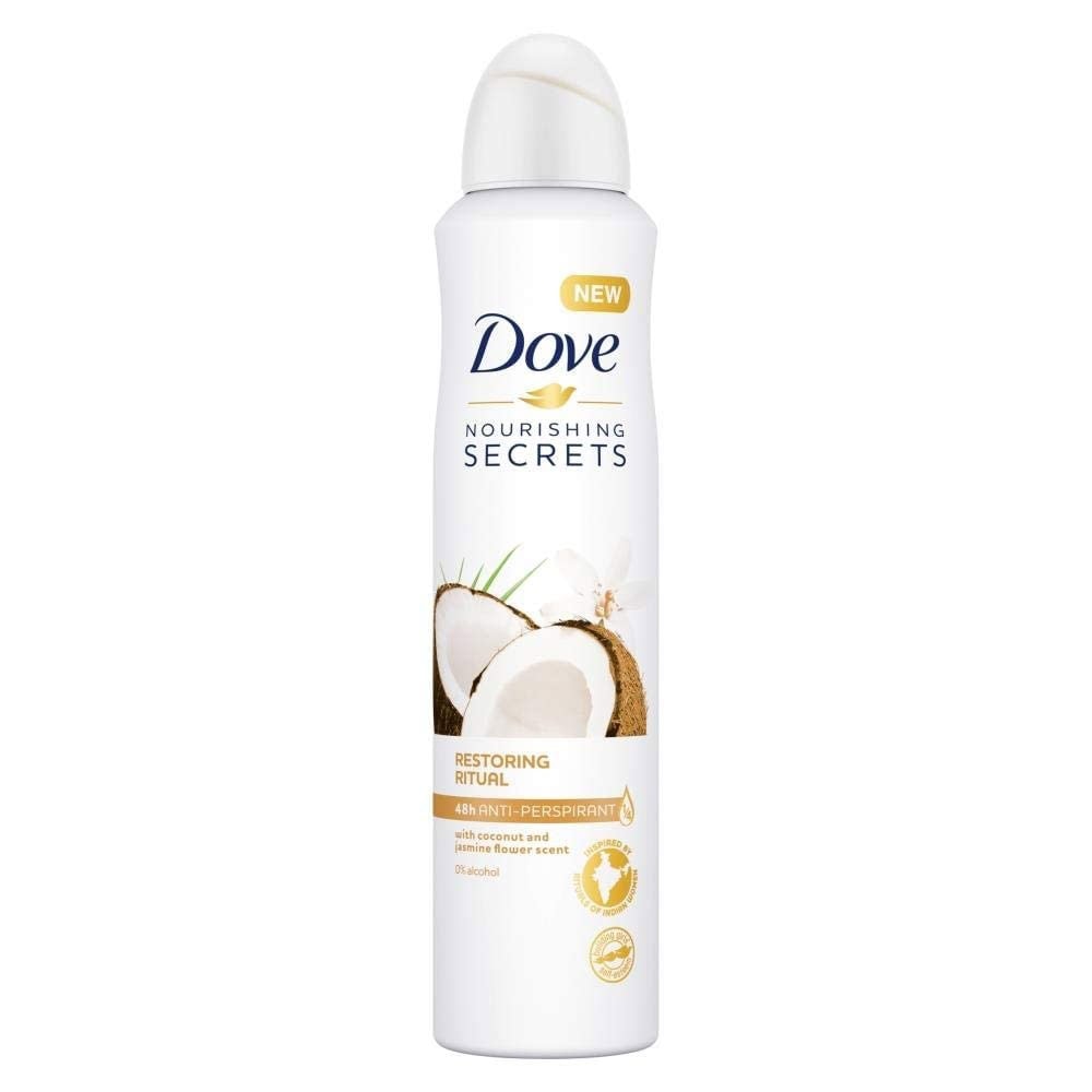 DOVE DEO DAMA 250ML NOURISHING RESTORING 48H
