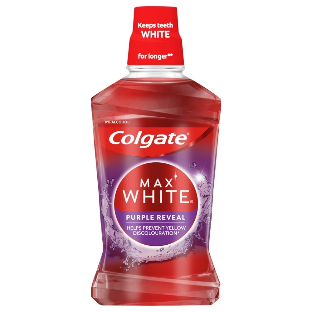 COLGATE APA DE GURA 500ML MAX WHITE PURPLE REVEAL