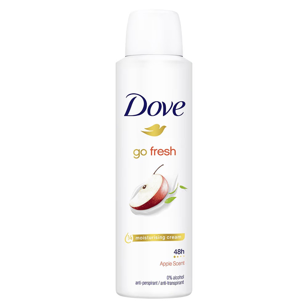DOVE DEO DAMA 150ML GO FRESH APPLE 48H