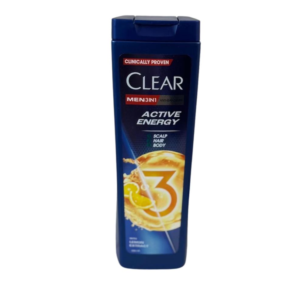 CLEAR SAMPON MEN 3 IN 1 ACTIVE ENERGY 360ML