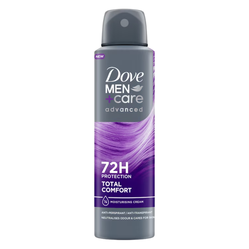 DOVE DEO MEN 150ML ADVANCED CARE TOTAL COMFORT