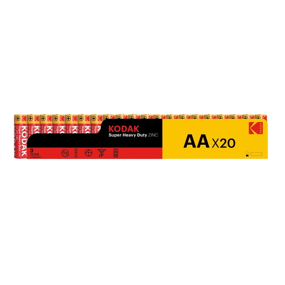 KODAK BATERII R6 AA ZINC 20BUC/SET