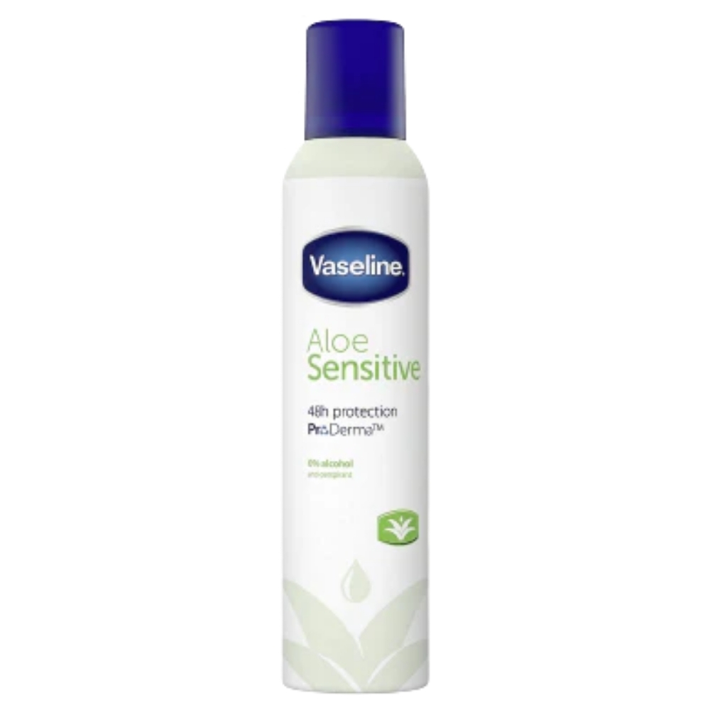 VASELINE DEO DAMA 250ML ALOE SENSITIVE 48H