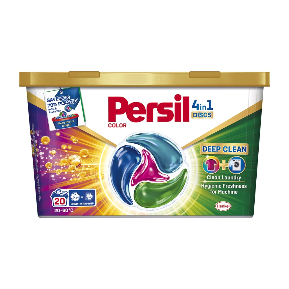 PERSIL DETERGENT CAPSULE 20BUC DISCS COLOR