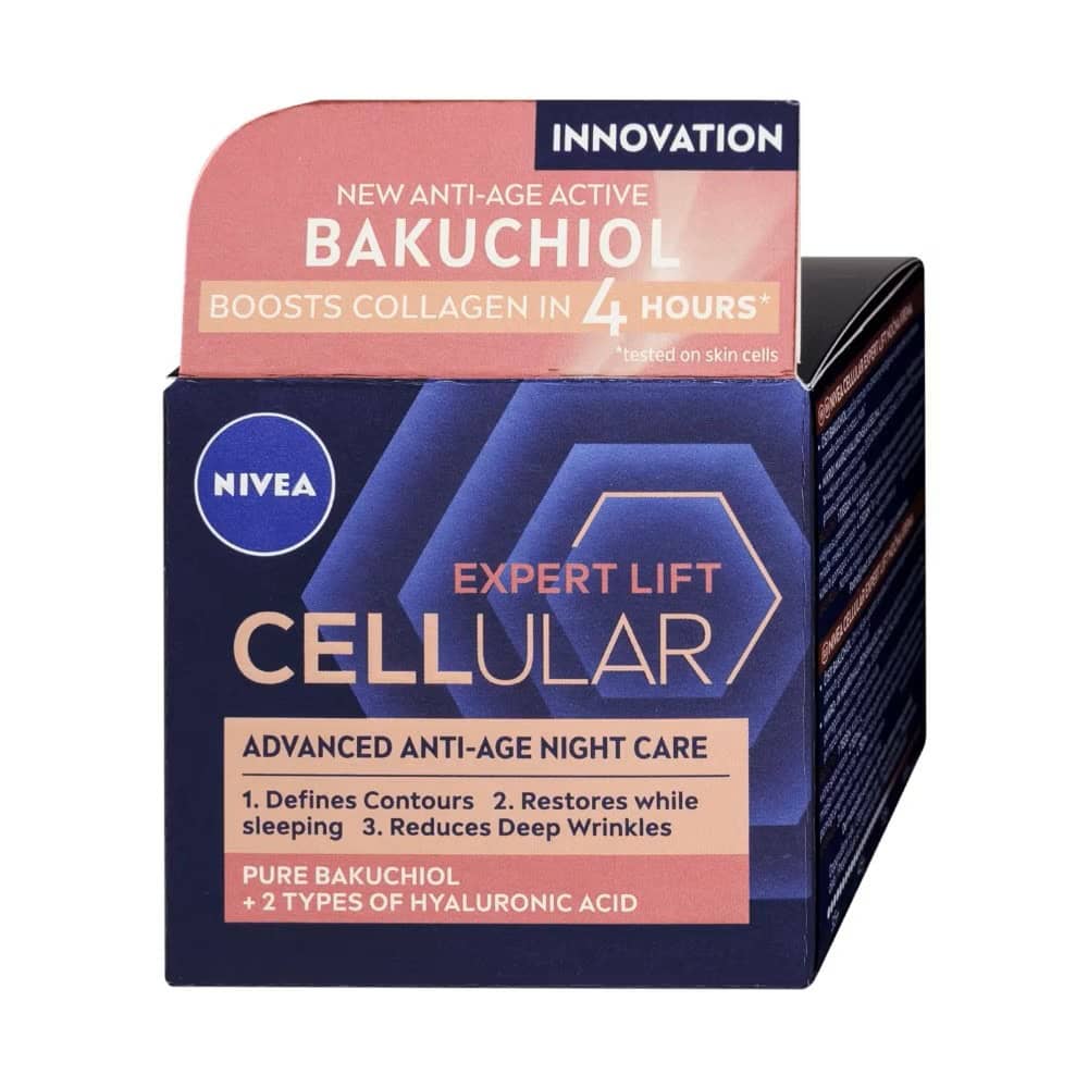 NIVEA CREMA TEN ANTIAGE 50ML CELLULAR NOAPTE