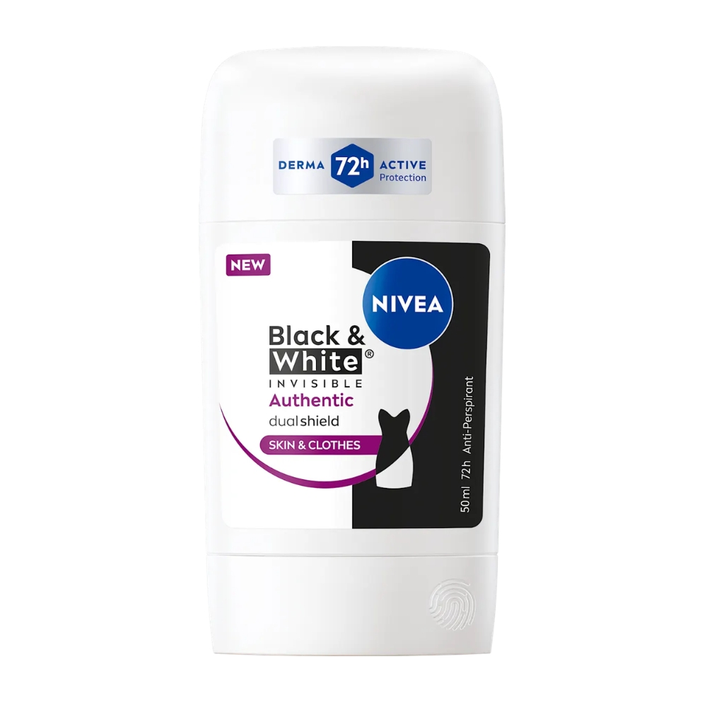 NIVEA STICK DAMA 50ML INVISIBLE B&W AUTHENTIC